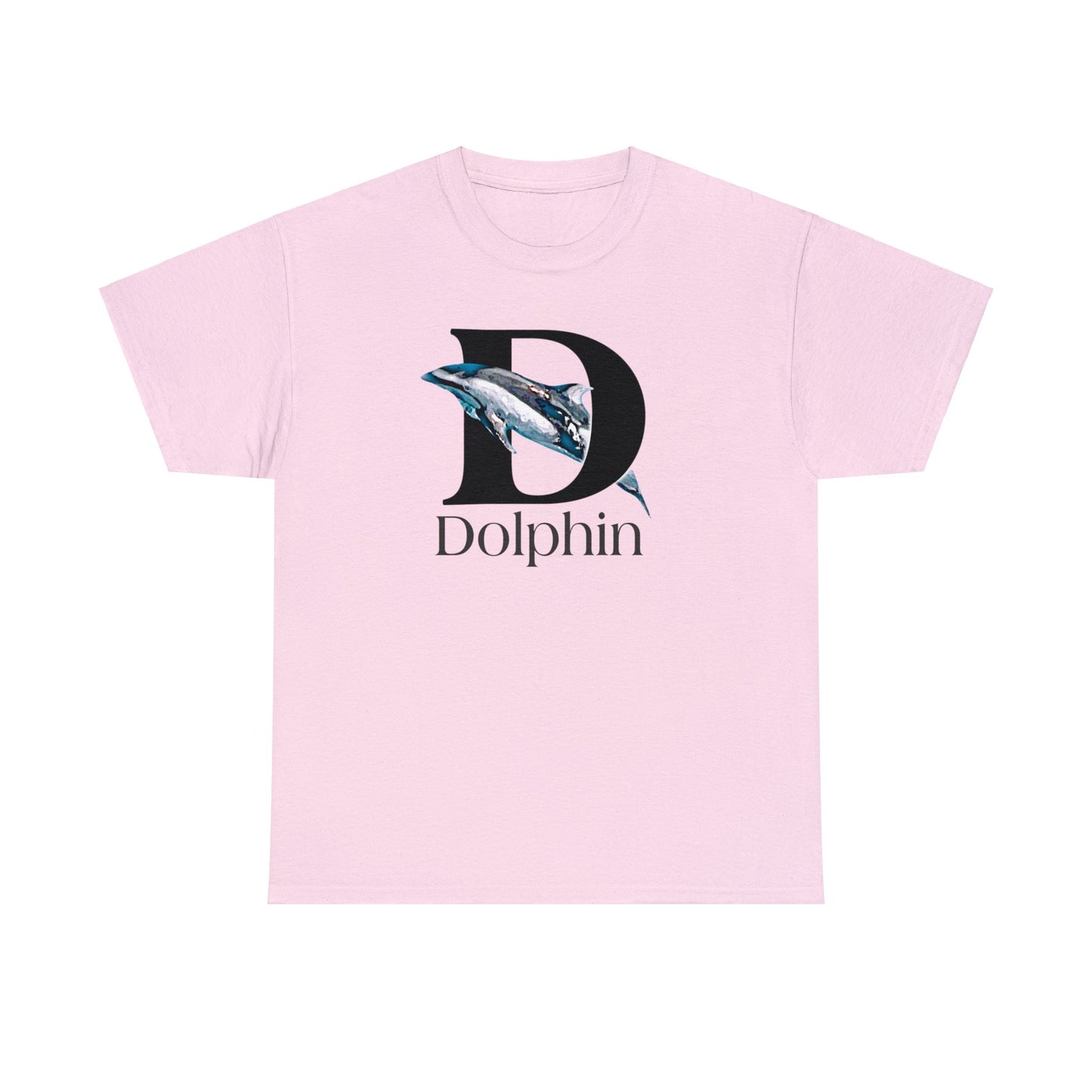 D is for Dolphin T-Shirt, Dolphin Drawing T-Shirt, Dolphin Lovers shirt, Dolphin illustration