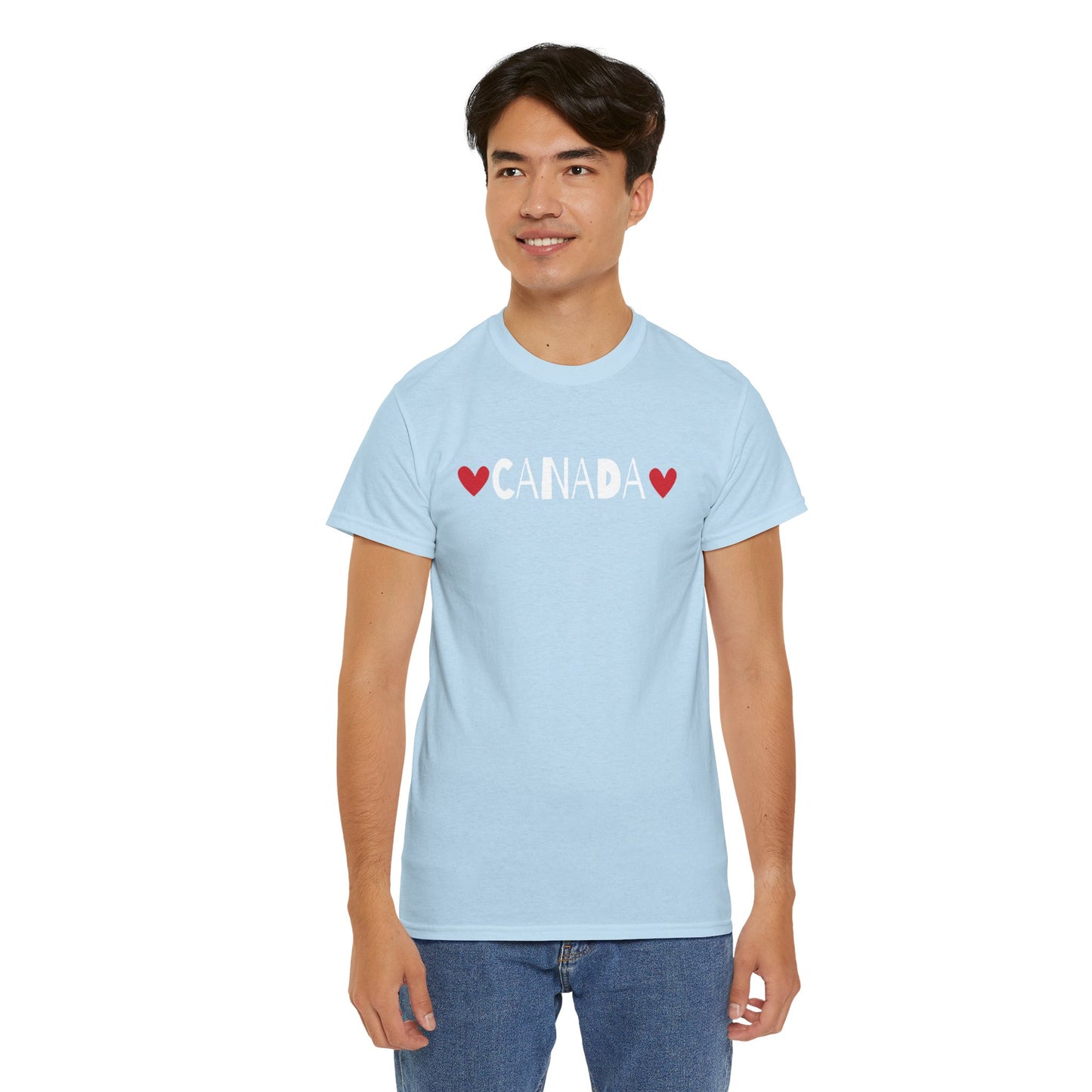 Love Canada Heart, Whimsical Canadian Pride T-Shirt, Love Canadian Independence, Not the 51st State