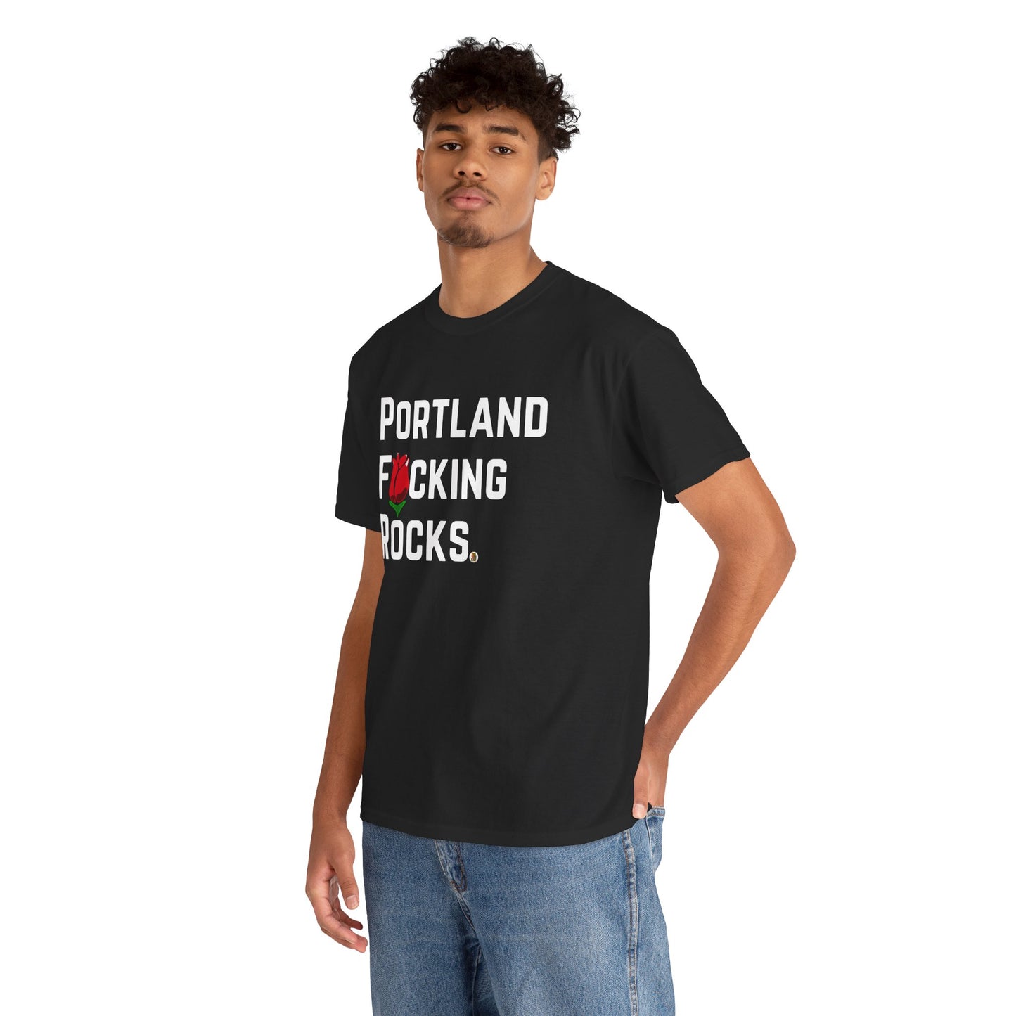 Portland F*cking Rocks T-Shirt - Positive Democracy Message Tee
