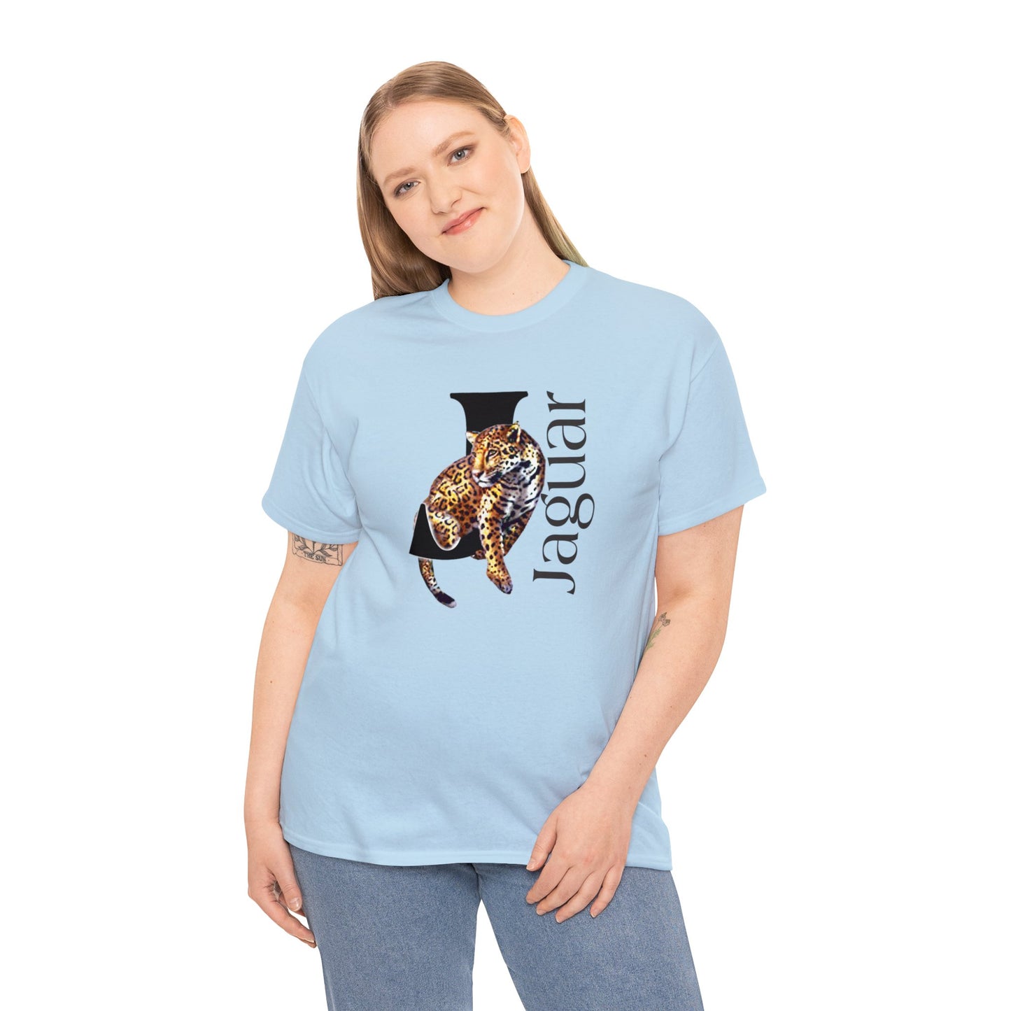 J is for Jaguar shirt, Cute Jaguar t-shirt, Jaguar Lovers t-shirt, Drawing T-Shirt,