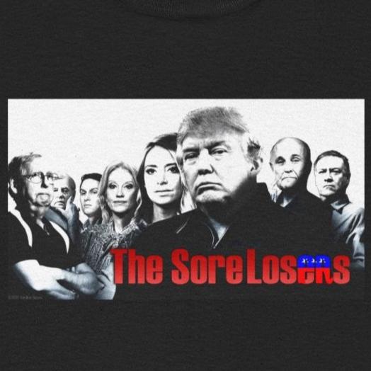 Vintage Trump Sore Losers Tee Sopranos Parody Big Lie 2020 Election Loss