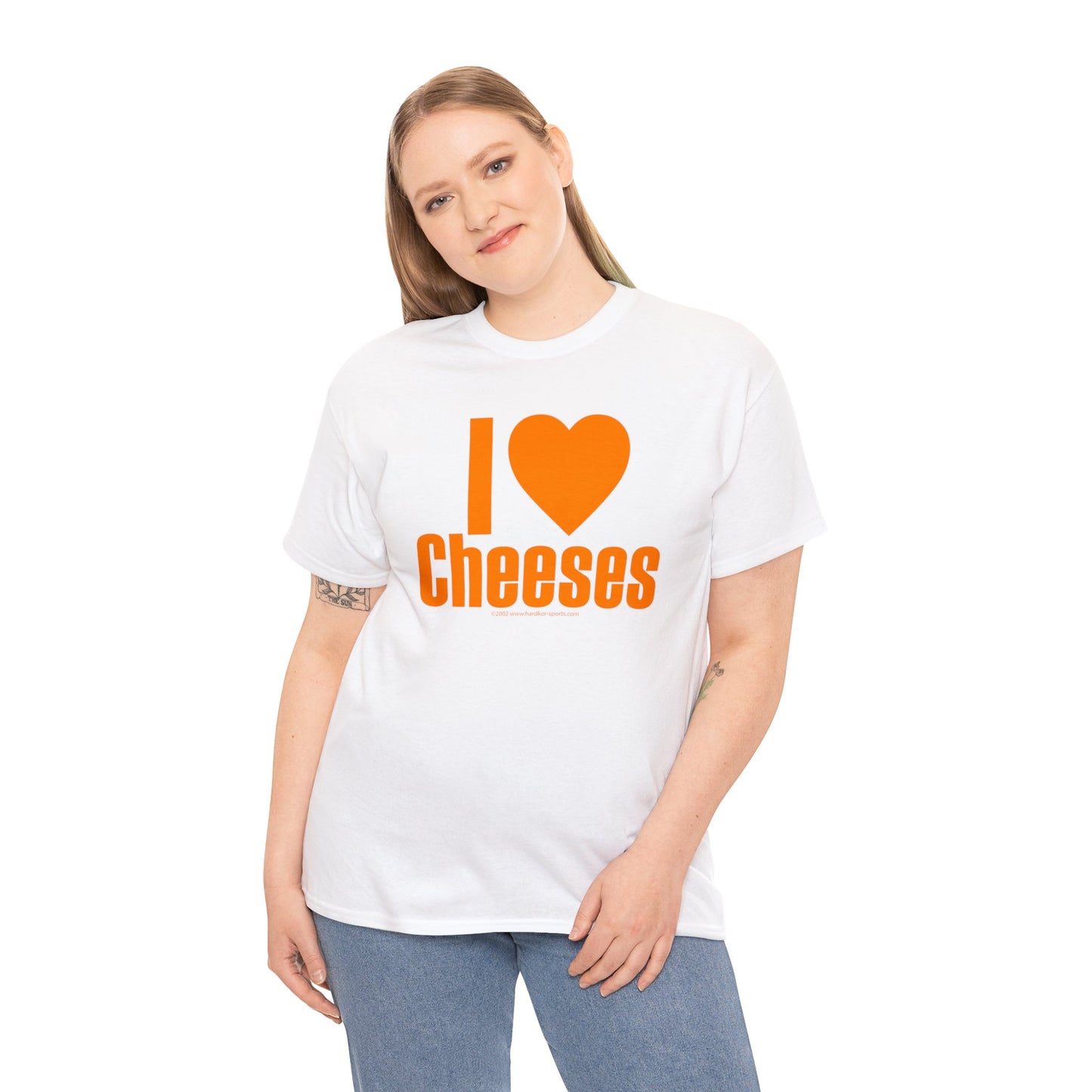 I Love Cheeses, Funny T-Shirt, Cheese Lovers Tee, I Love Jesus Parody, Christianity Spoof, Unisex Heavy Cotton Tee, Food T-Shirt,