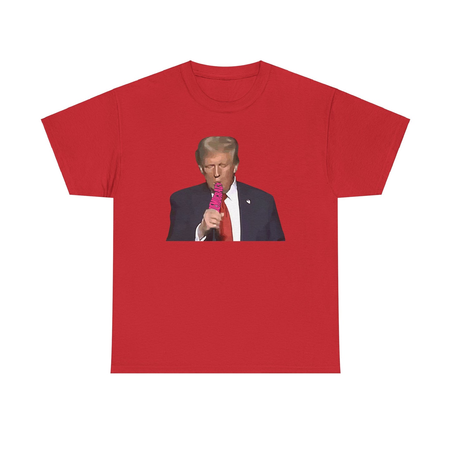 Graphic Tee Donald Trump Artistic Rendering Felon President Blow Job T-shirt