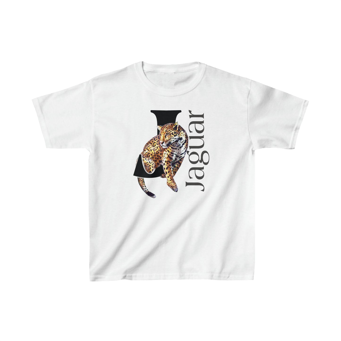 J is for Jaguar shirt, Cute Jaguar t-shirt, Jaguar Lovers t-shirt, Drawing T-Shirt, animal t-shirt, animal alphabet T, animal letters Tee