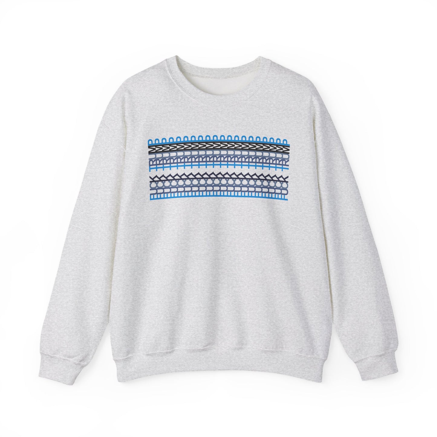 Nordic Pattern Anti-Trump Unisex Heavy Blend Crewneck Sweatshirt