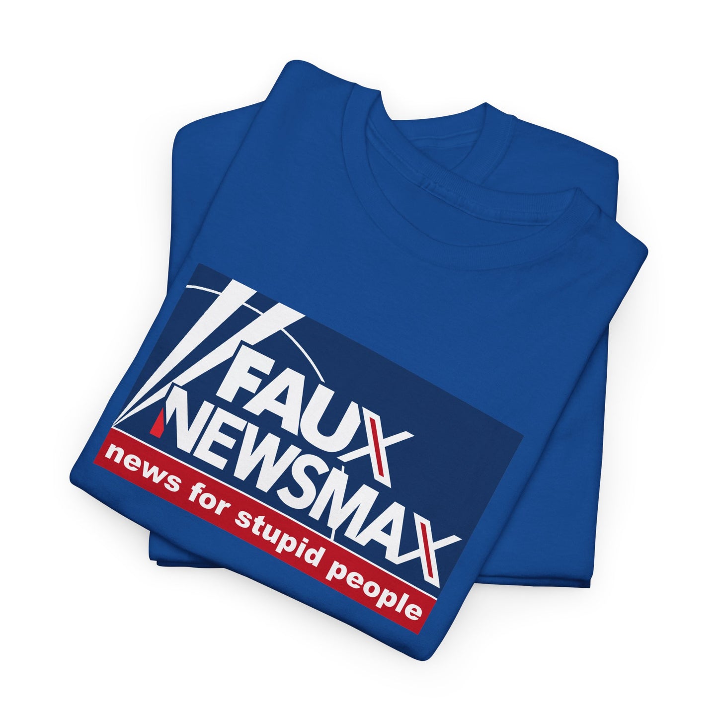 Fox News, NewsMax, Twitter, X Parody T-Shirt - 3 Misleading Networks in One, News For Stupid People