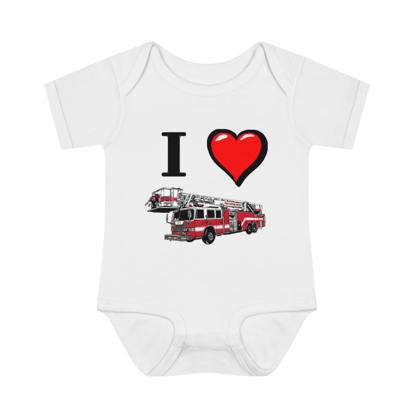 I love Firetrucks, I Heart Firetrucks T-Shirts, One Piece Fireman T, Cute for the Little Fire Fighter, Future Fireman, Baby Firetruck Tee