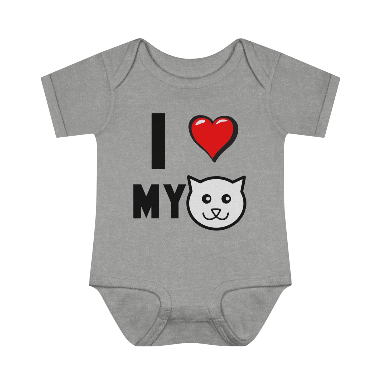 I love My Cat T-Shirt, Infant Heart My Cat, One Piece Bodysuit, Cats are Better Than Dogs, Fun Cat Lover Tee, Gifts for Cat Parents, Shower