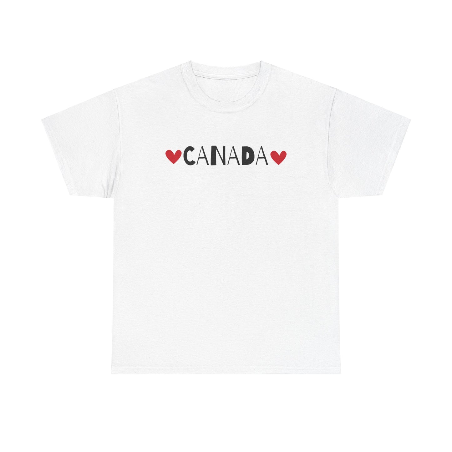 Love Canada Heart, Whimsical Canadian Pride T-Shirt, Love Canadian Independence, Not the 51st State