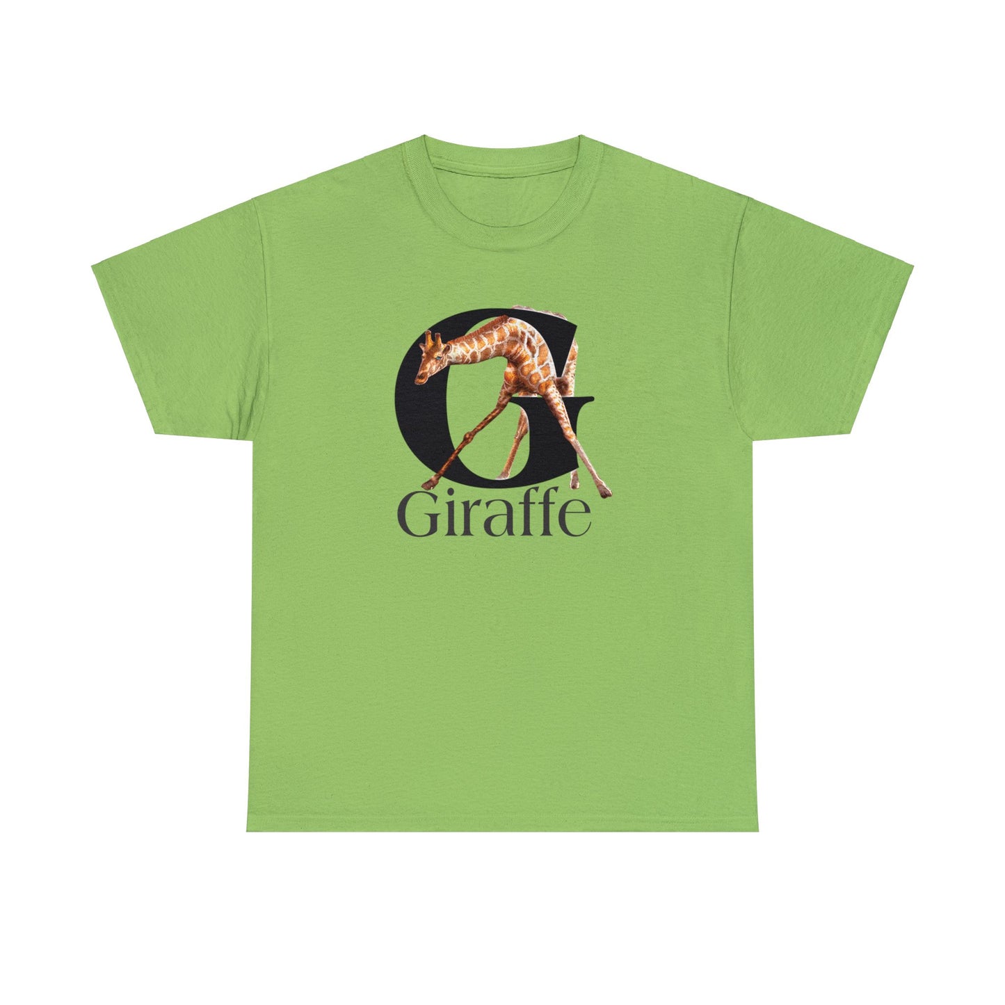 G is for Giraffe T-Shirt, Letter G Tee, Cute Giraffe T-Shirt animal t-shirt, animal alphabet T,