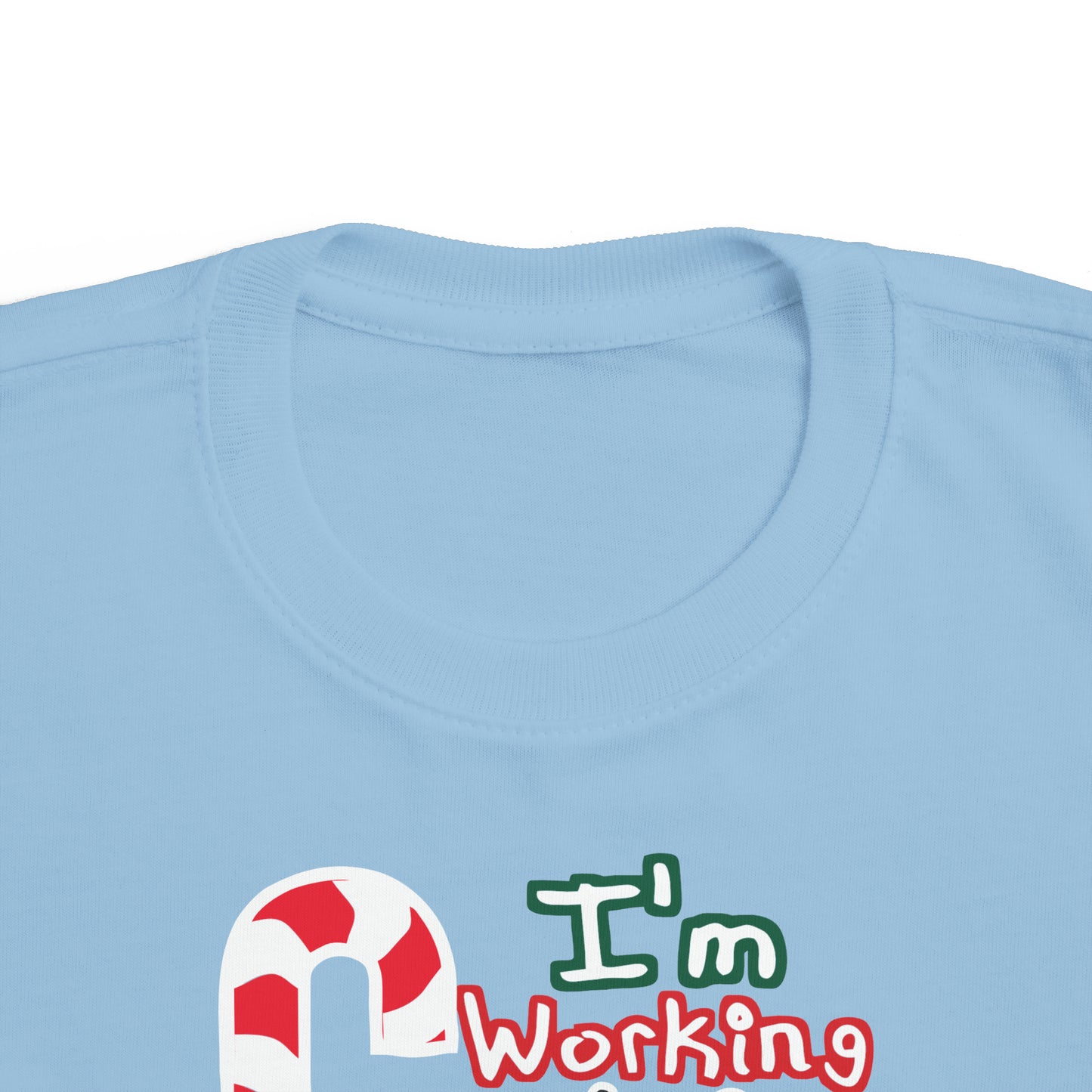 I'm working on Your Christmas Present Right Now Toddler T-Shirt, Christmas Kiddo Gift, Funny Toddler Potty Humor, T-Shirt, Christmas Tee