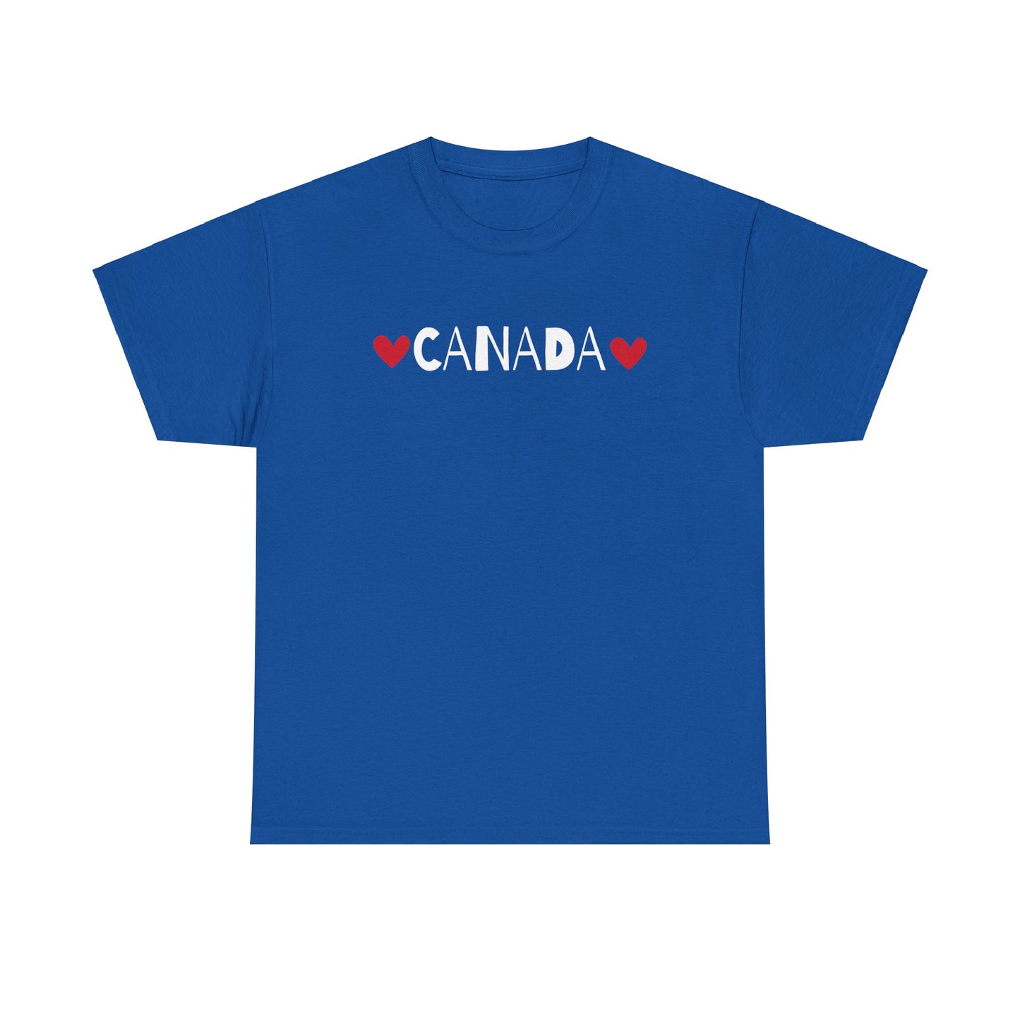 Love Canada Heart, Whimsical Canadian Pride T-Shirt, Love Canadian Independence, Not the 51st State