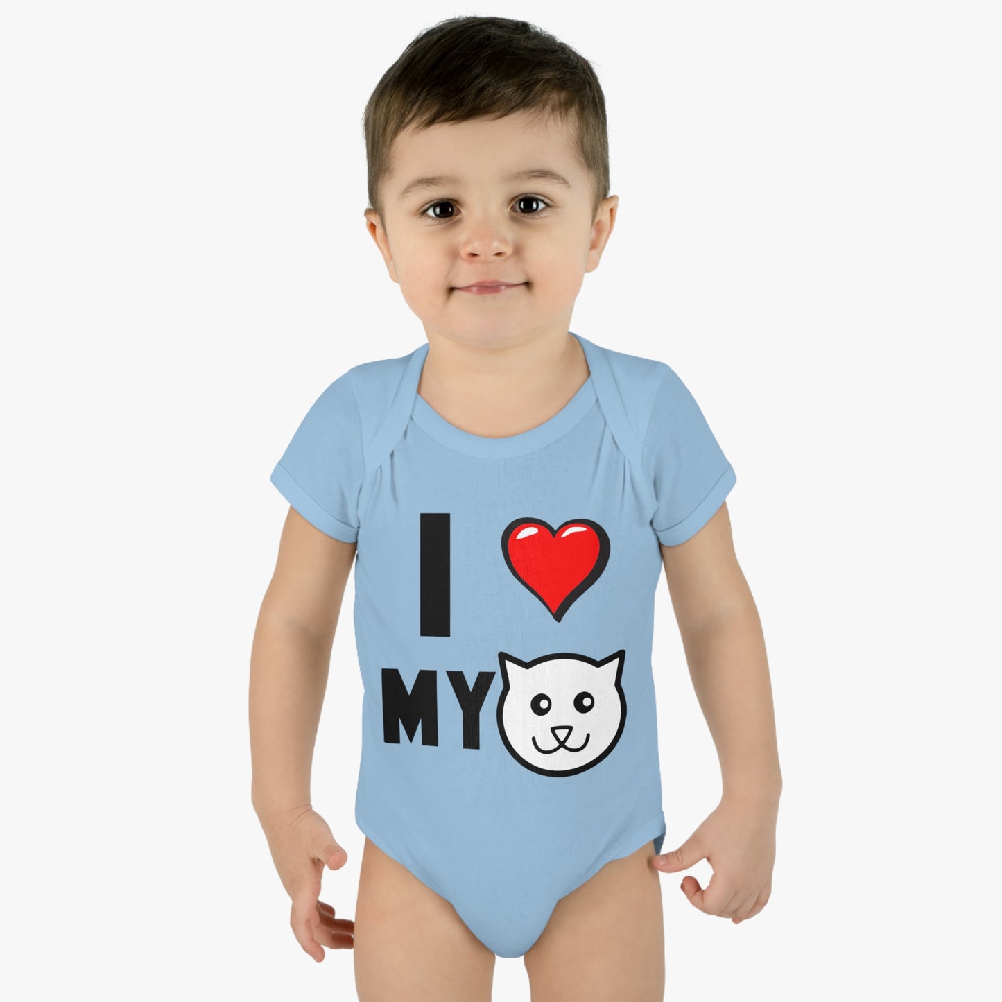 I love My Cat T-Shirt, Infant Heart My Cat, One Piece Bodysuit, Cats are Better Than Dogs, Fun Cat Lover Tee, Gifts for Cat Parents, Shower