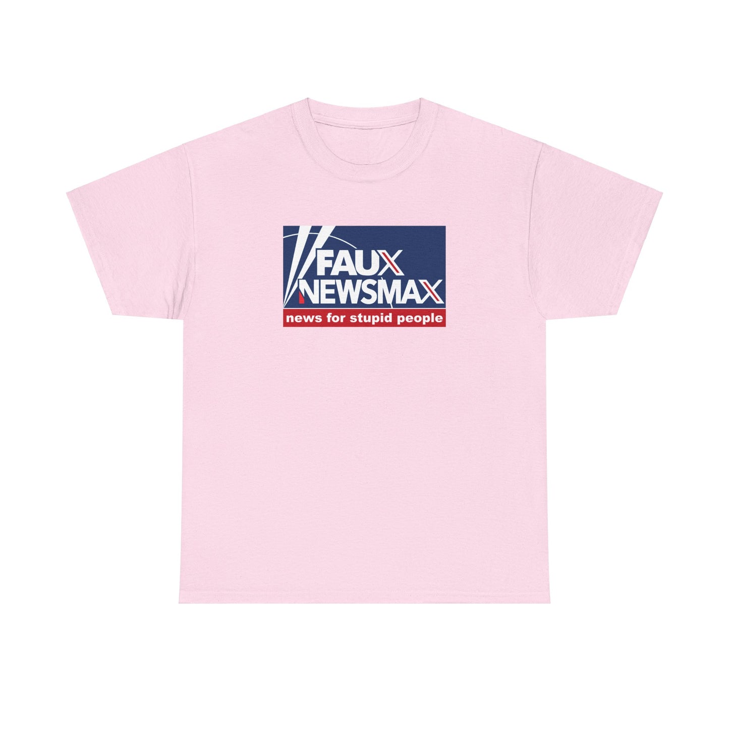 Fox News, NewsMax, Twitter, X Parody T-Shirt - 3 Misleading Networks in One, News For Stupid People