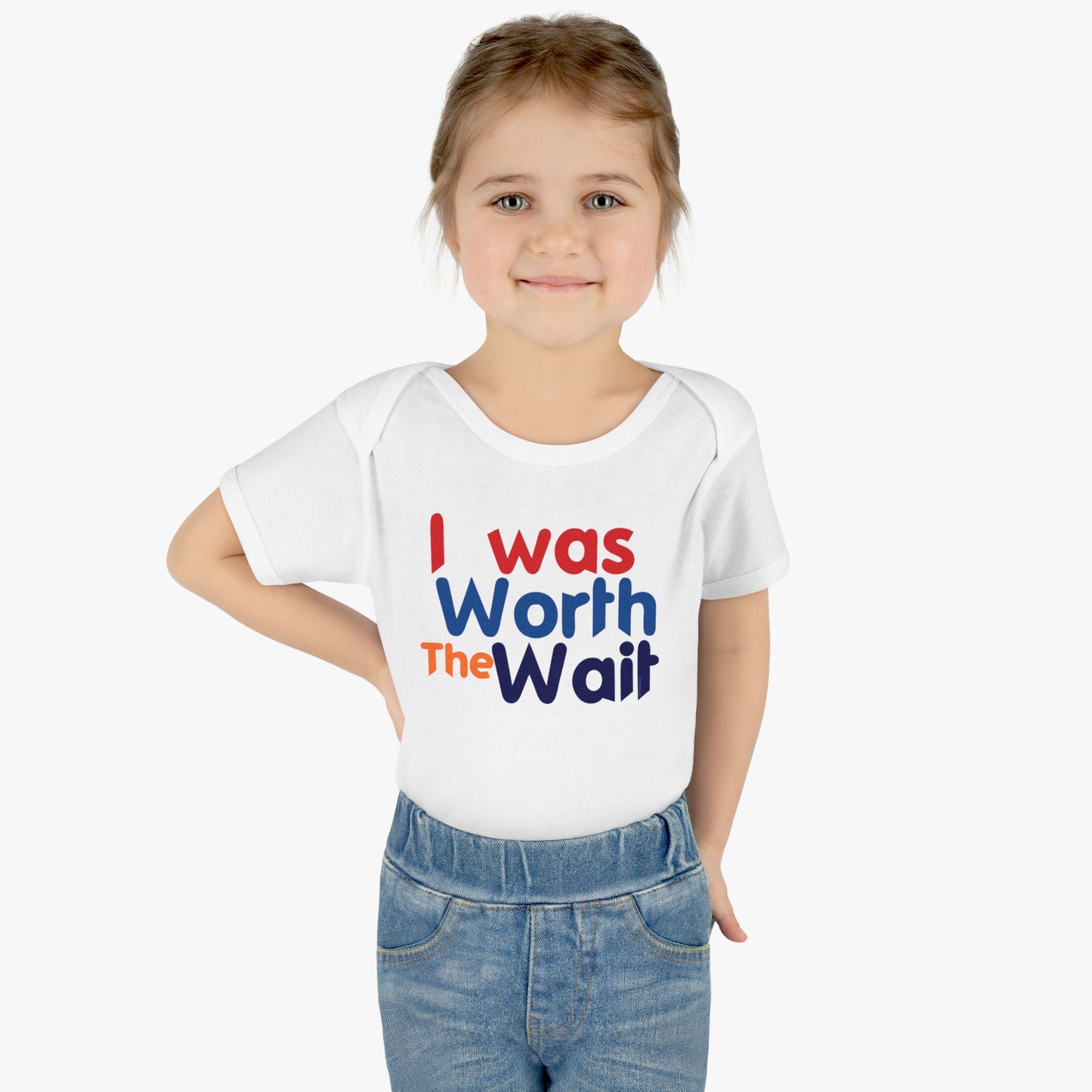 I Was Worth the Wait, Cute Adoption Tee, Invitro t-shirt, Baby One Piece Bodysuit, Christmas Baby Gift, Funny Baby T-Shirt, Christmas Tee,