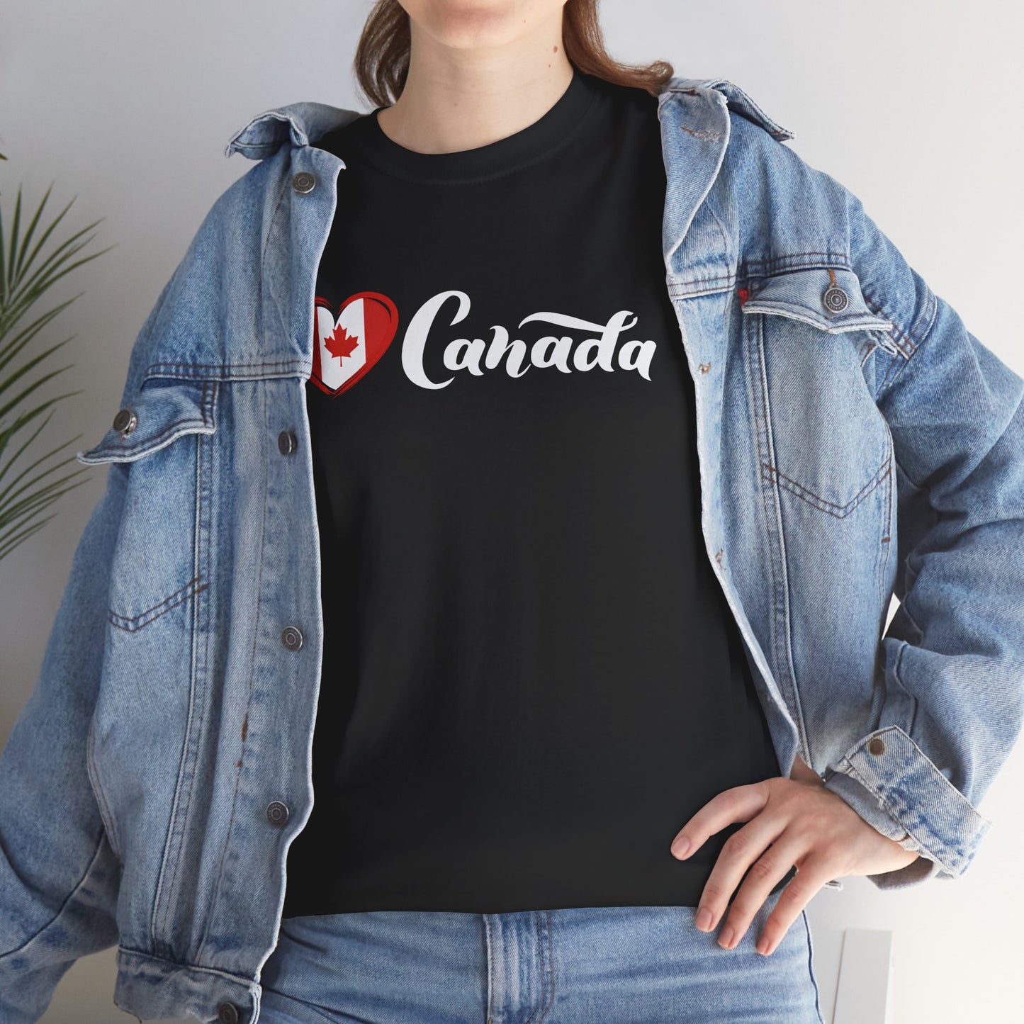 Love Canada Heart Flag T-Shirt, Canadian Pride, Classic Look, Tasteful design, Canada is not the 51st State of America,