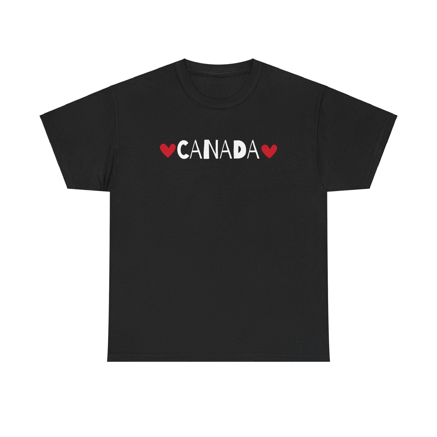 Love Canada Heart, Whimsical Canadian Pride T-Shirt, Love Canadian Independence, Not the 51st State