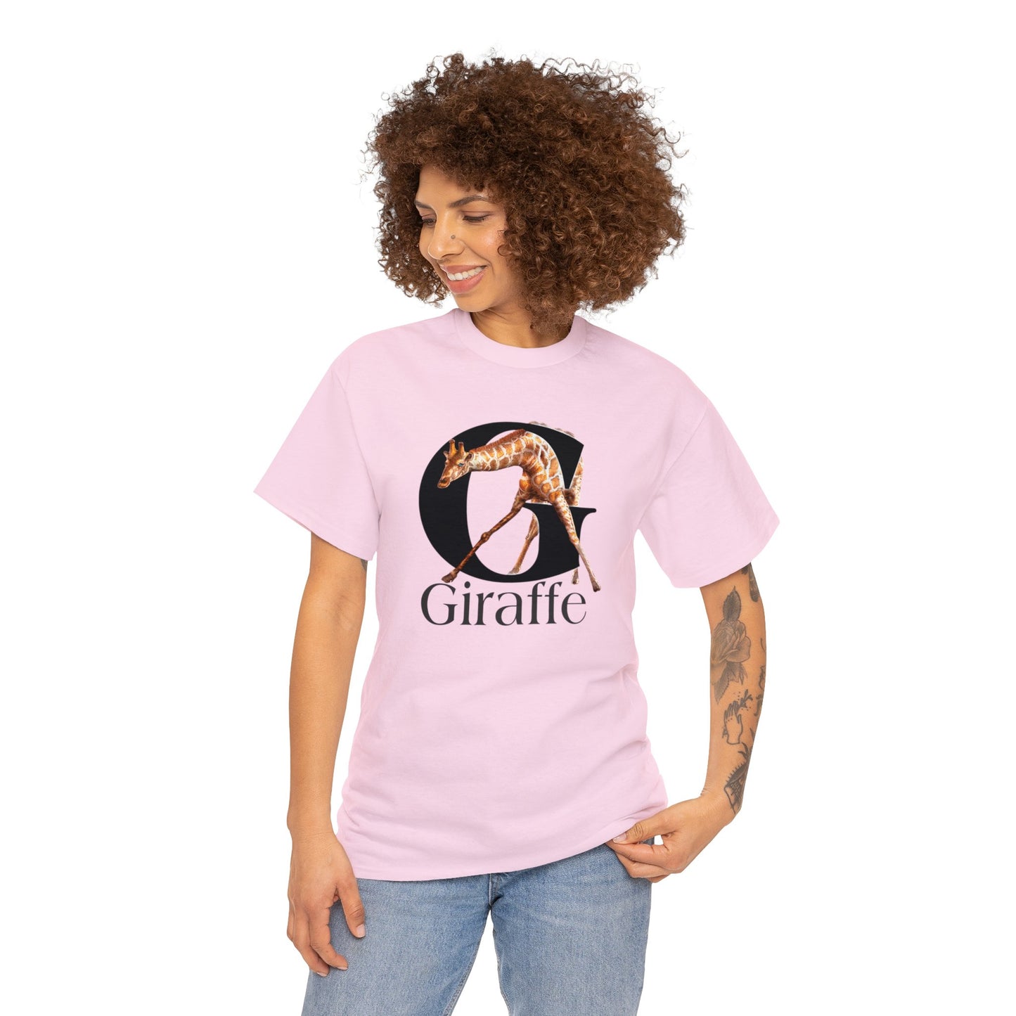 G is for Giraffe T-Shirt, Letter G Tee, Cute Giraffe T-Shirt animal t-shirt, animal alphabet T,