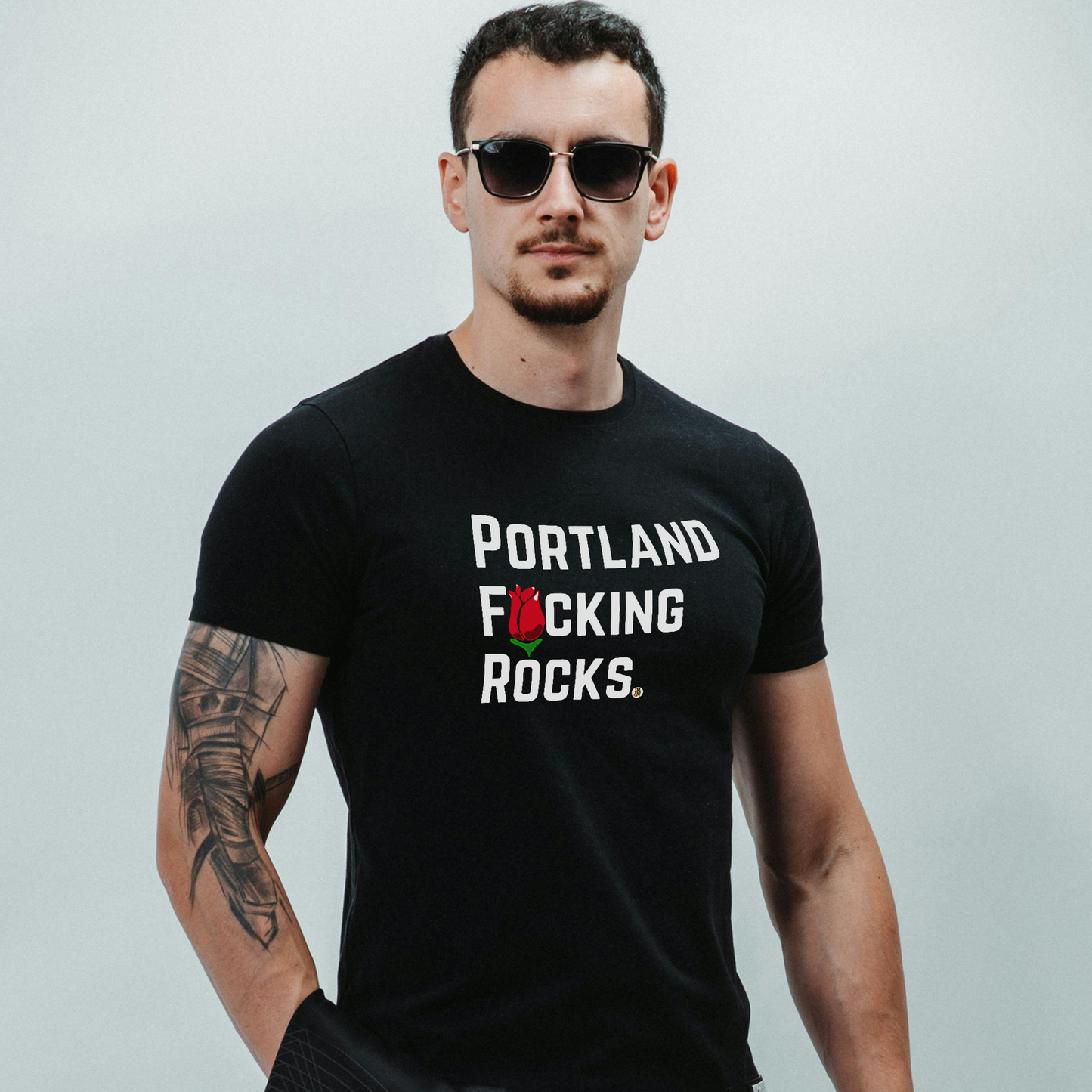 Portland F*cking Rocks T-Shirt - Positive Democracy Message Tee
