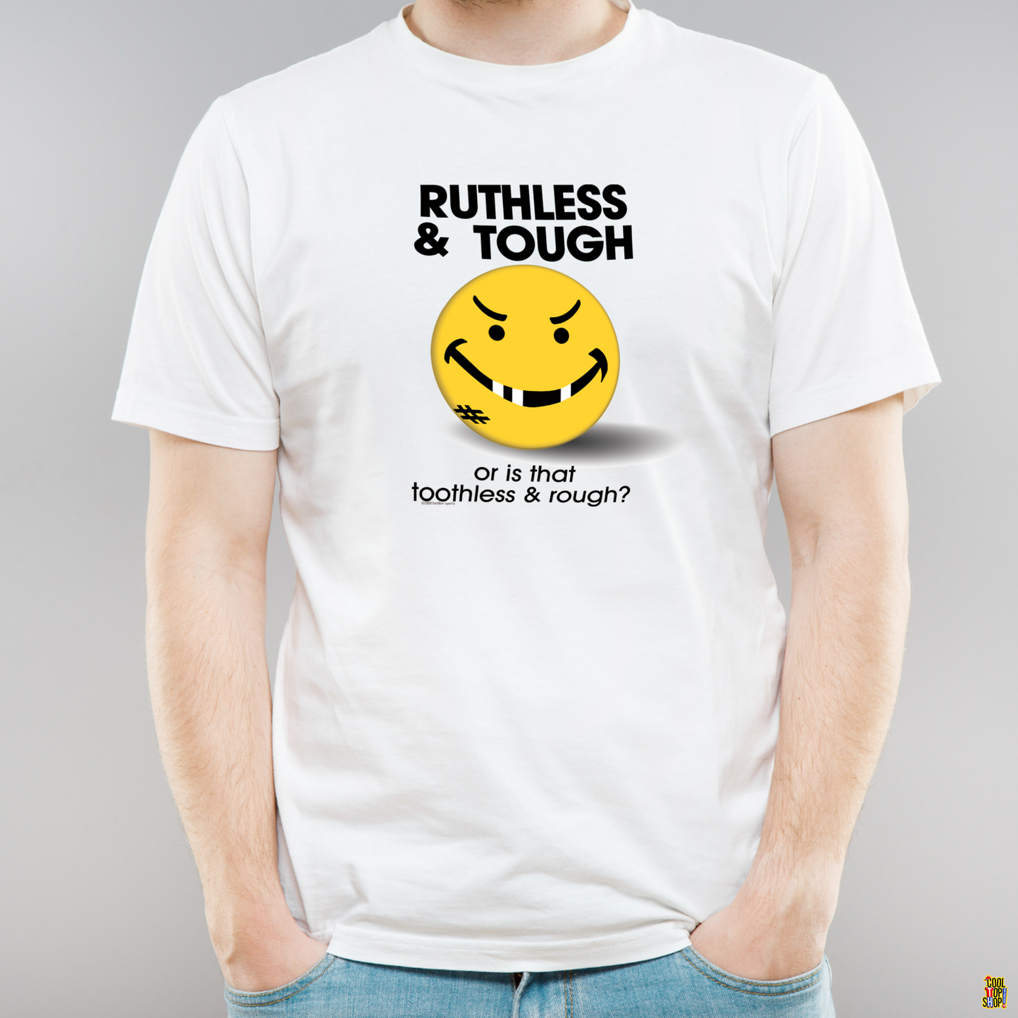 Ruthless and Tough or is that Toothless and Rough, Fun Hockey T-Shirt for Players and Fans of Hockey, Attitude and Style Hockey T